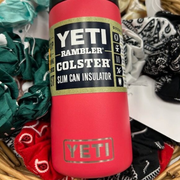 Yeti 12 oz Colster® Slim Can Cooler - Bimini Pink (Discontinued Color) - NEW - Picture 2 of 2